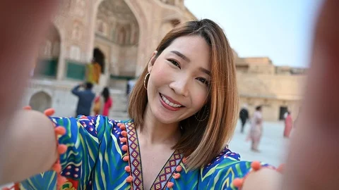 Explore Jaipur Video stock 129844451