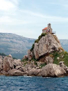 Explore Katic Nature Park and Sveta Nedjelja Island With Its Historic Churc.. Stock Photos
