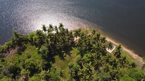 Explore the Lush Riverside Paradise of Kampot from a Bird’s Eye View Stock-Footage 333725606