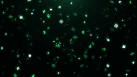 Explore a mesmerizing display where bright green particles twirl Stock Footage 301294635