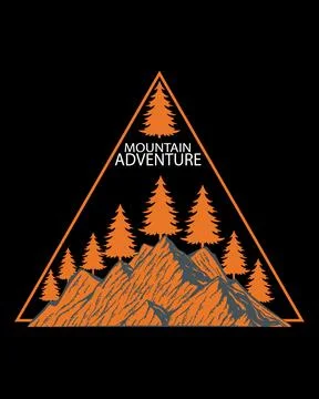 Explore More Mountain Adventure T-shirt Design Vector Illustration. Stock Illustration
