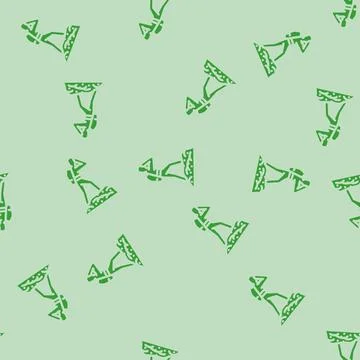 Explore mountain adventure glyph vector seamless pattern Illustrazione stock