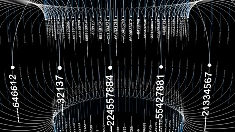 Explore the mysterious world of data visualization with mesmerizing Stock Footage 274784159