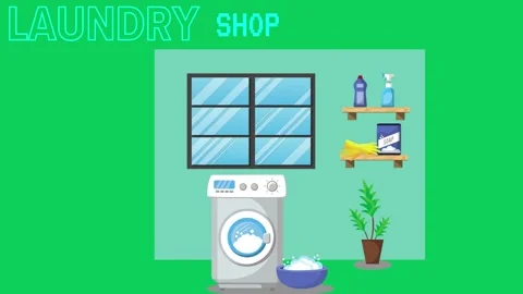 Explore our collection of unique and engaging laundry illustrations and ani.. Stock Footage 278516351