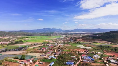 Explore the Samten Hills Area in Dalat, Vietnam, with beautiful landscapes and Stock-Footage 333668297