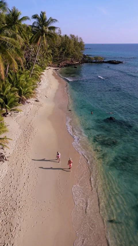 Explore serene shores and vibrant nature on Koh Kood, Thailands hidden paradise Stock-Footage 334099098