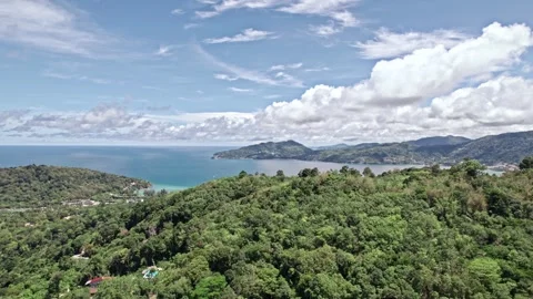 Explore stunning aerial views of Thailand's natural beauty and landscapes Video stock 310555544