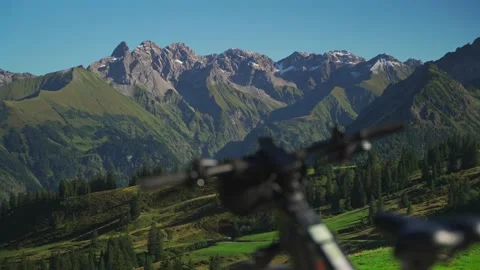 Explore the stunning Bavarian Alps in Germany with an e-bike adventure. Ride Video stock 316980398