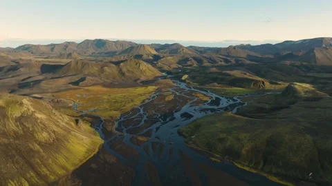 Explore stunning landscapes in a remote mountain region Video stock 320293348