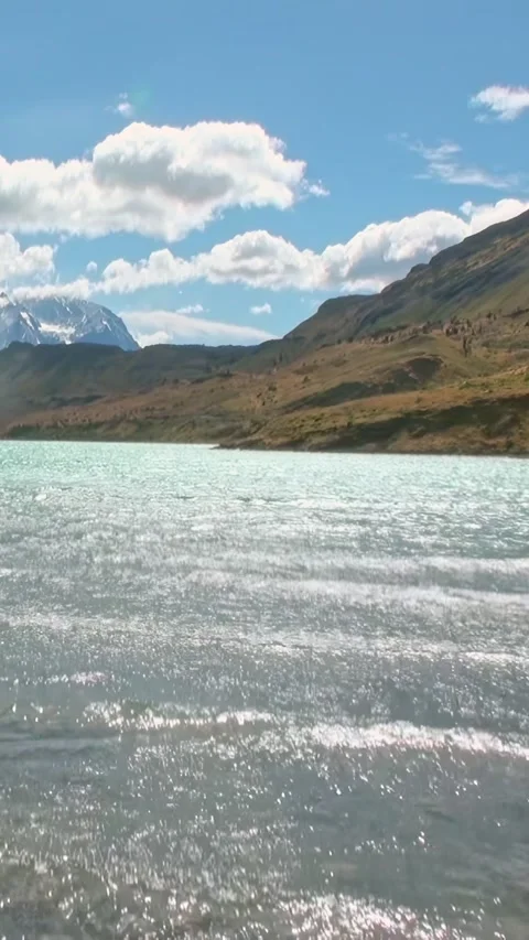 Explore stunning Los Alerces National Park in Patagonia's Andes landscape Stock Footage 320385462