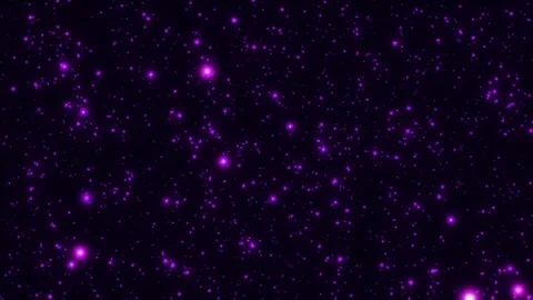 Explore a stunning purple galaxy filled with twinkling stars Stock Footage 310102250