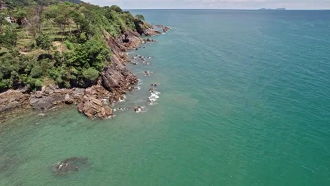 Explore Thailand's breathtaking nature from serene aerial views Video stock 310559762