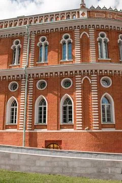 Explore the Unique Architectural Features of Tsaritsyno Near Moscow With Its Stock Photos