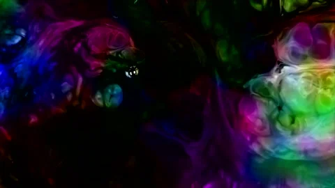 Explore vibrant abstract patterns in colorful flowing designs Stock Footage 320390543