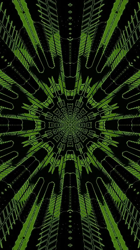 Explore vibrant tunnel visuals in a seamless looping screensaver for immers.. Stock Footage 321570000