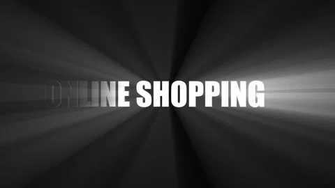Explore the vibrant world of online shopping with enticing graphic promotions Stock Footage 317545363