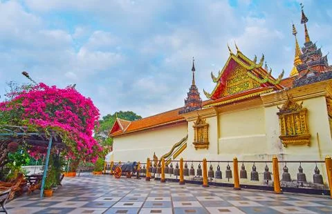 Explore Wat Phra That Doi Suthep temple, Chiang Mai, Thailand 写真素材