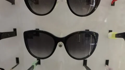 Explore a Wide Selection of Stylish Sunglasses for Trendsetters and Fashion Stock Footage 277391710