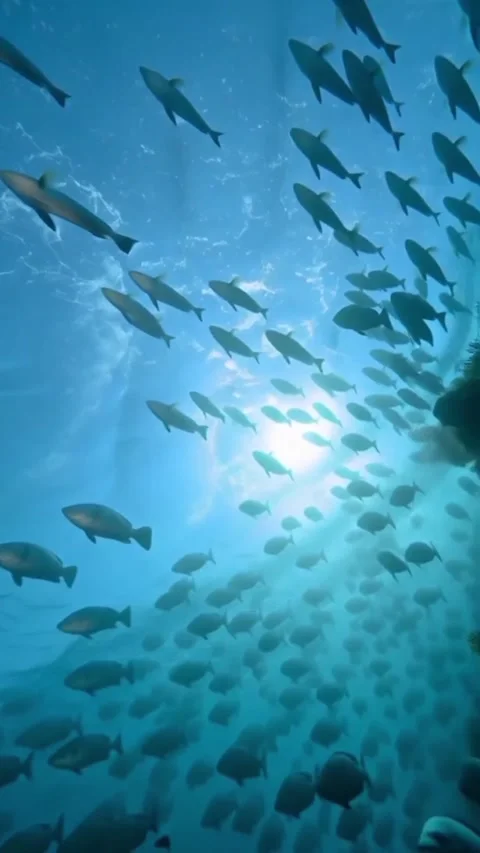 Explore the world of beautiful and amazing colorful coral reef fish Stock Footage 320331811