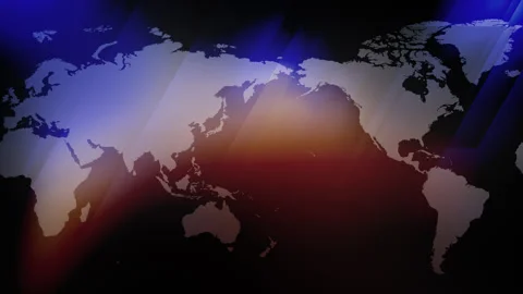 Explore world beautifully designed world map background for travel website Stock Footage 255359546