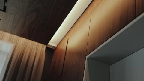 Explore the world of elegant interior design that is complemented by exquisite Vídeos de archivo 287317161