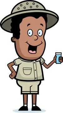 Explorer drink Stock Illustration