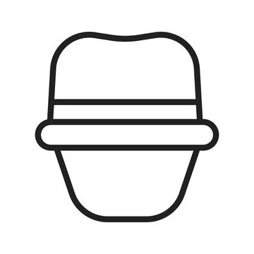 Explorer Hat icon vector image. イラスト素材