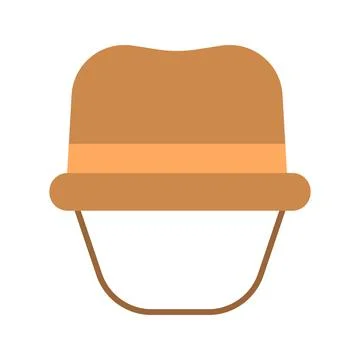 Explorer Hat icon vector image. イラスト素材