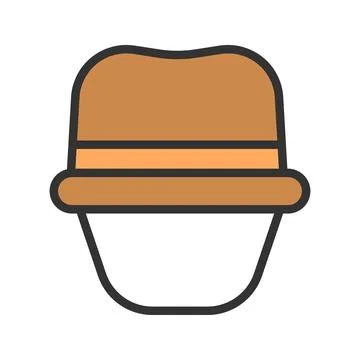 Explorer Hat icon vector image. イラスト素材