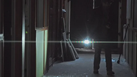 Explorer with light Vídeos de archivo 85843795