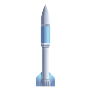 Explorer space rocket icon, cartoon style Stock Illustration