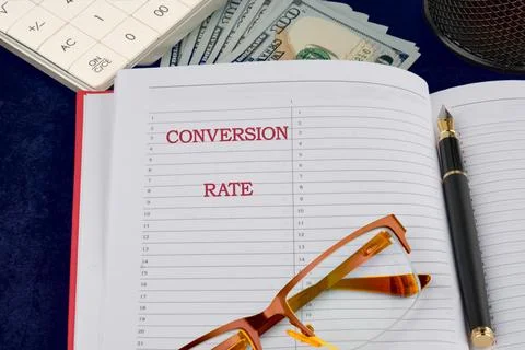 Explores effective techniques for enhancing conversion rates in a digital m.. Stock Photos