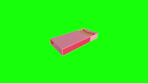 Exploring a 3D rendering of a matchbox with striking surface detail 스톡 동영상 287985899