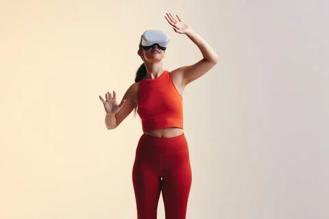 Exploring 3D technology Stock Photos