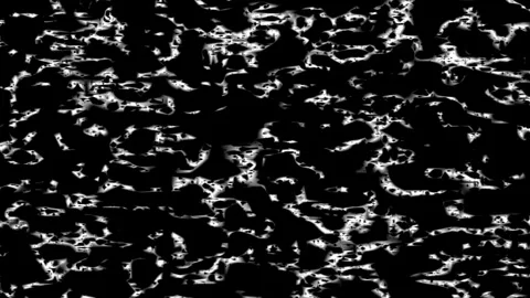 Exploring abstract art with black and white shapes in a modern space Stock Footage 344098406
