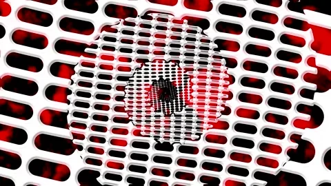 Exploring abstract patterns and colors in digital art and design Stock Footage 332846393
