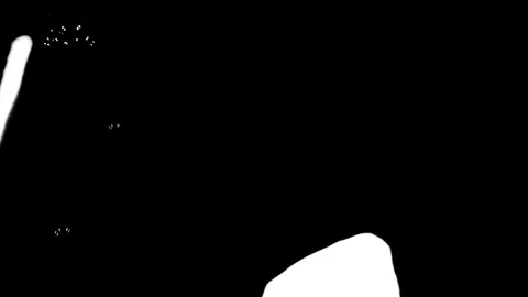 Exploring abstract shapes and contrasts in monochrome art Video stock 320363980