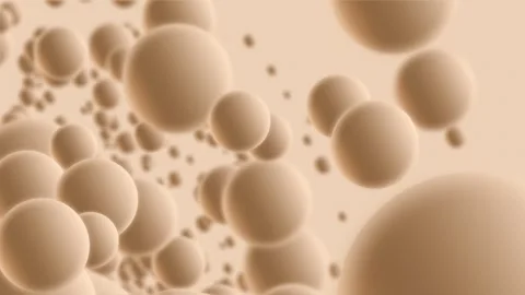 Exploring abstract shapes and dynamic movements in a seamless animated Stock Footage 300439242