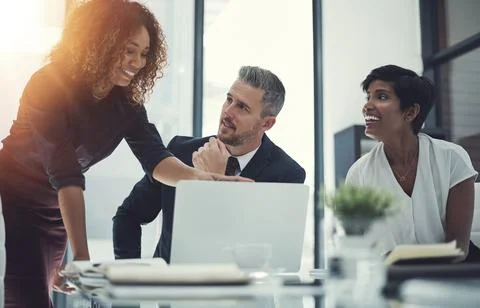 Exploring additional business opportunities. a group of businesspeople having a Stock Photos