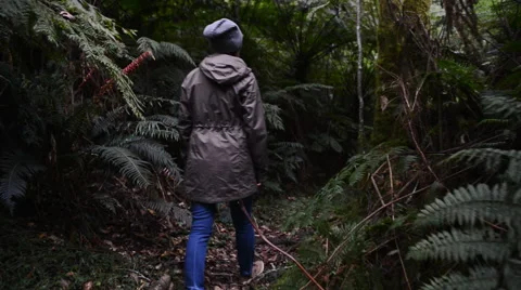 Exploring adventure woman Stock Footage 53083422