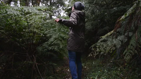 Exploring adventure woman Stock Footage 53084029