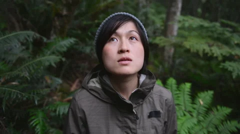 Exploring adventure woman Video stock 53084337