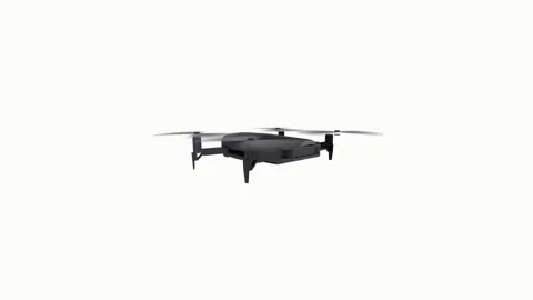 Exploring aerial views with a drone in the mountains at sunset Stock Footage 292682524