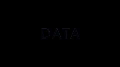 Exploring ai graphic technology innovative data text concepts in a digital Stock Footage 319527305