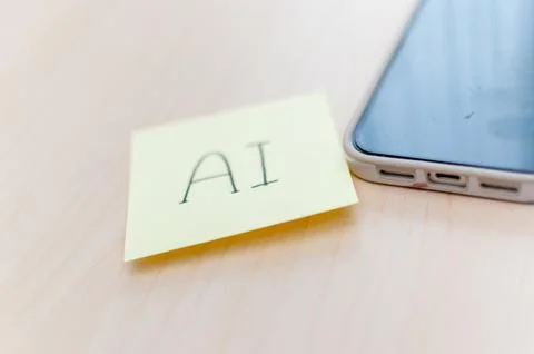 Exploring ai innovations office setting informative image minimalistic envi.. Stock Photos