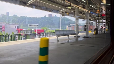 Exploring Allegheny Train Station with modern architecture and vibrant atmo.. Video stock 314574808