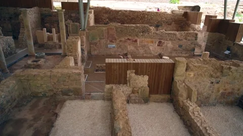 Exploring ancient ruins in Cartagena, Spain in April 2025 Stock Footage 317519475