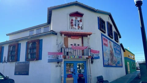 Exploring the Antiques Shops in Historic Boulder City - BOULDER CITY, UNITED Stock Footage 257002825