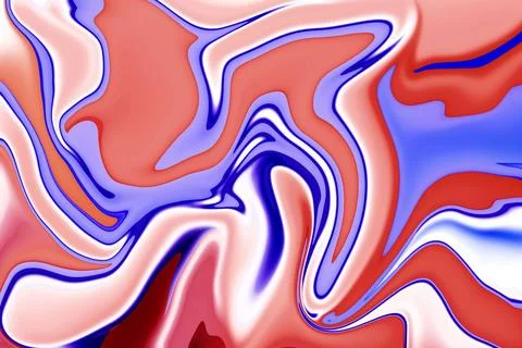 Exploring the artistry of fluid motion and colors in liquid paper marbling .. Stock Illustration