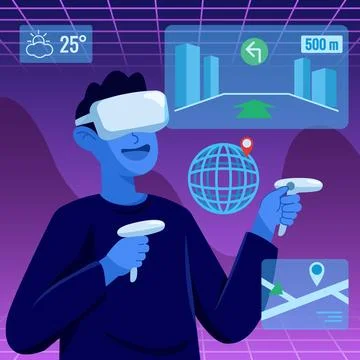 Exploring Augmented Reality Stock Illustration